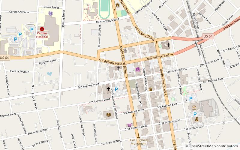 Clarke–Hobbs–Davidson House location map