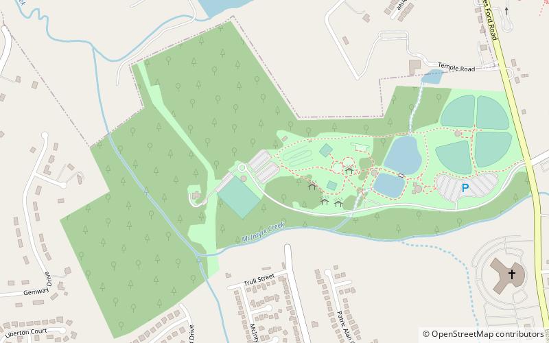 Hornets Nest Park location map