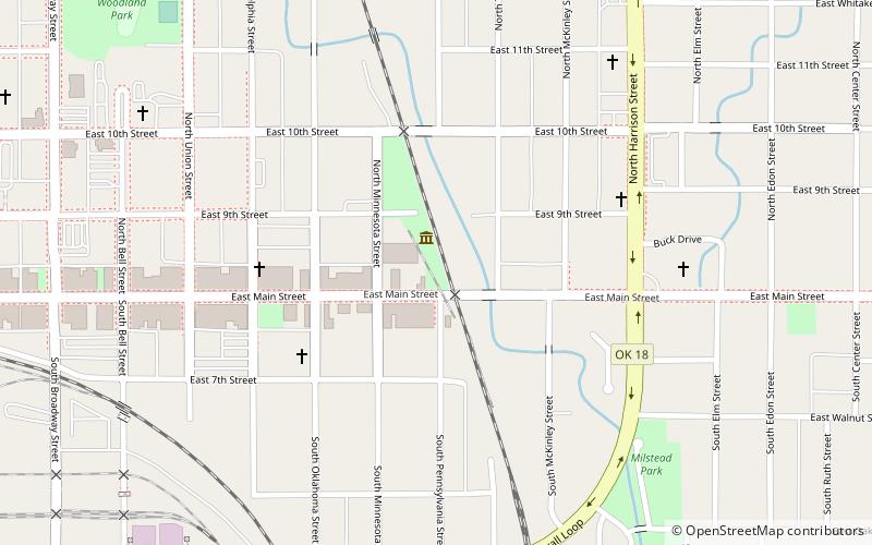 santa fe depot shawnee location map