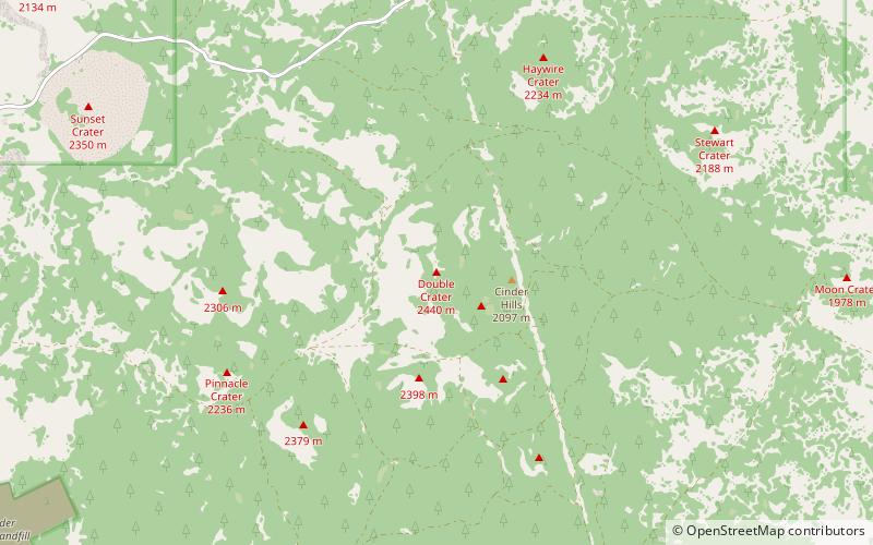 Double Crater location map