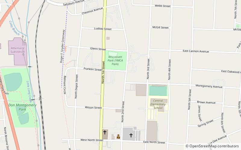 Thomas Marcellus Denning House location map