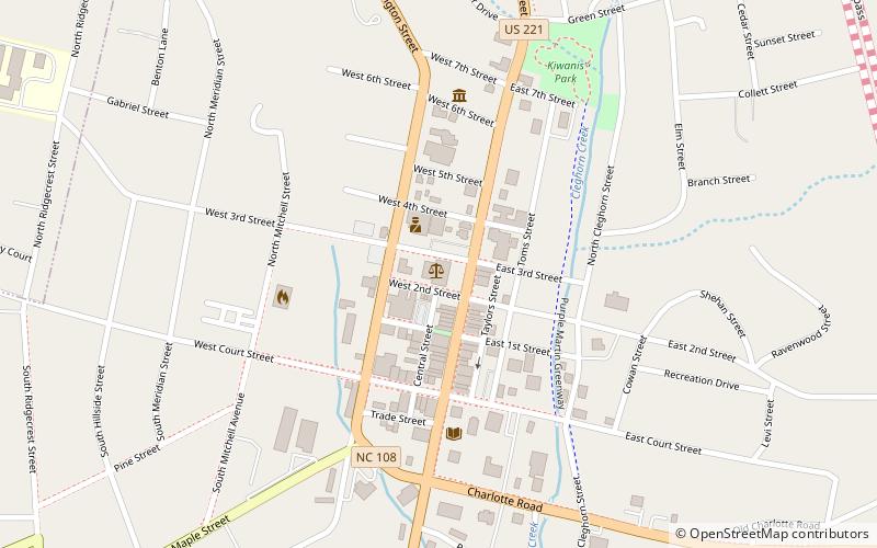 Rutherford Thai location map