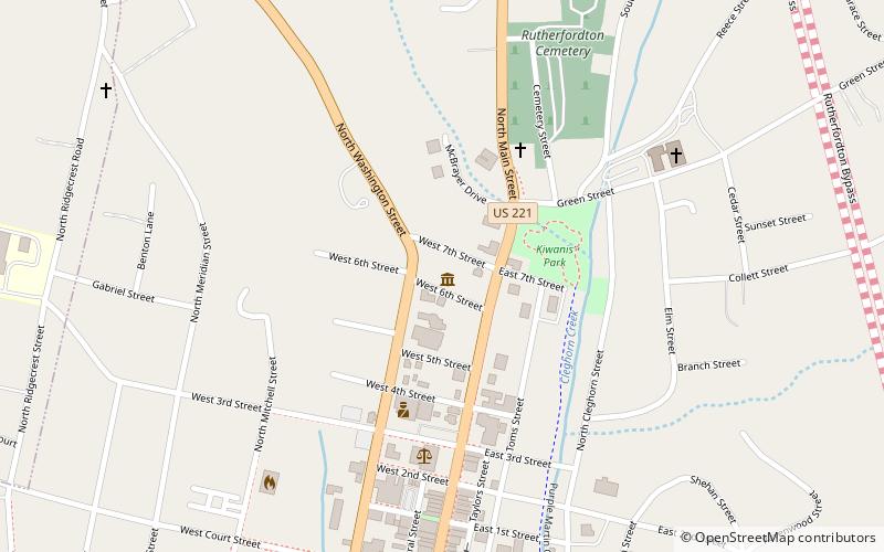 The Bechtler House location map