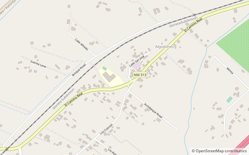 Algodones location map