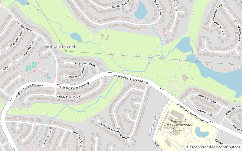 highland creek charlotte location map