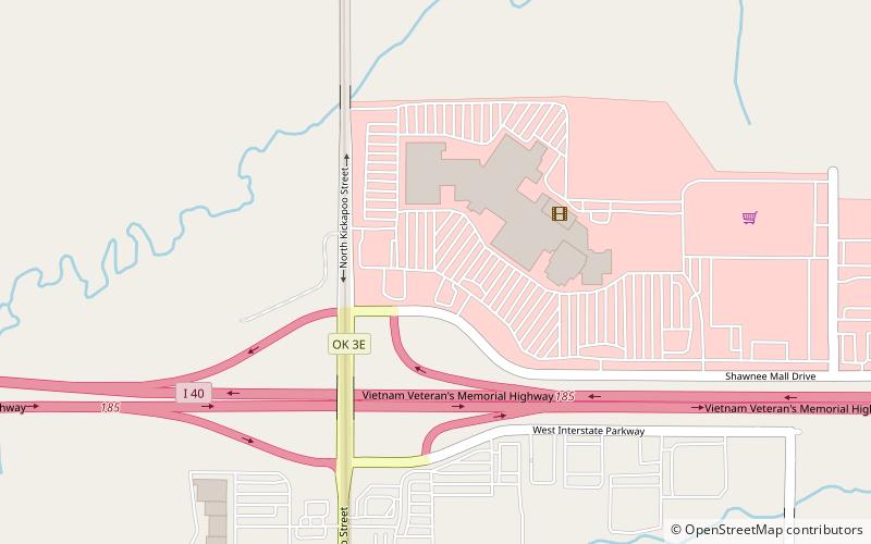 Shawnee Mall location map