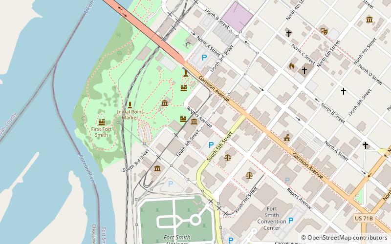 Fort Smith Museum of History location map