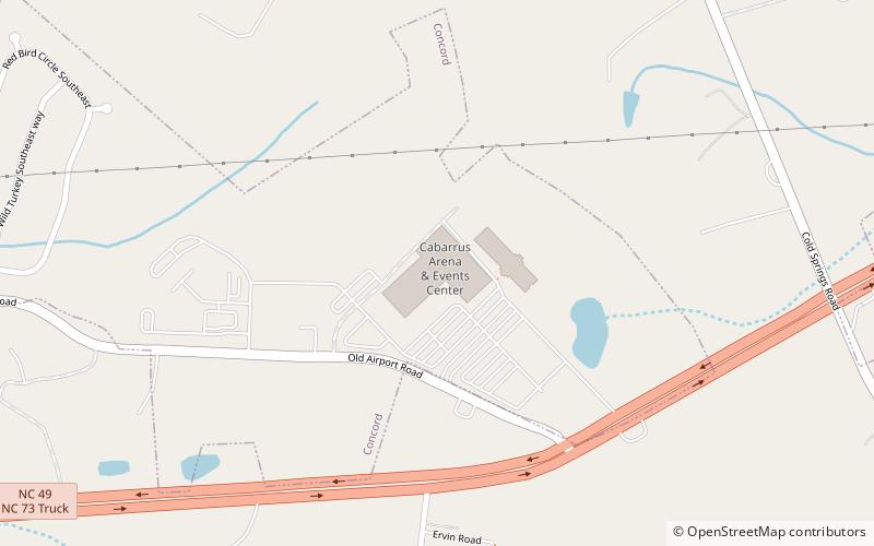 cabarrus arena concord location map