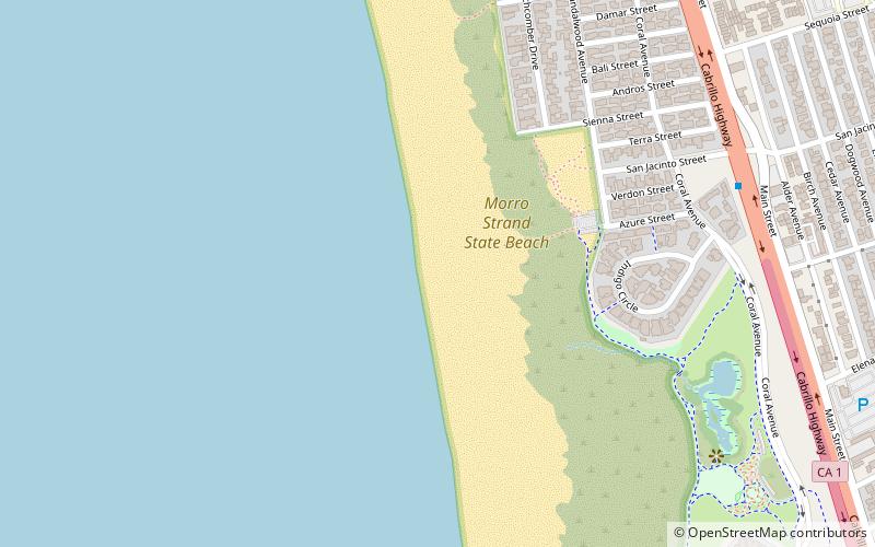 Morro Strand State Beach location map