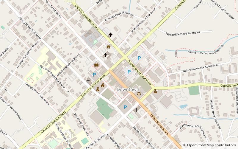 Cabarrus Creamery location map