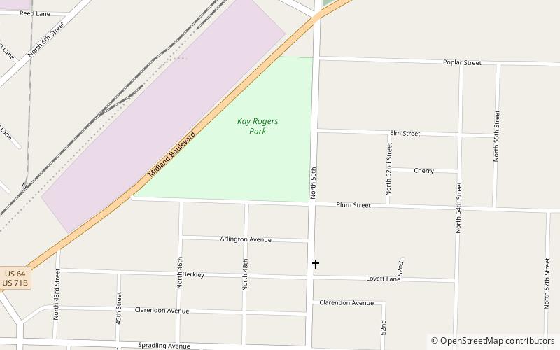 Harper Stadium location map