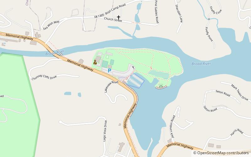 Lake Lure Tours location map