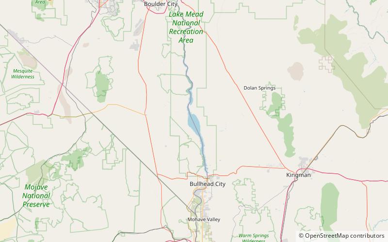 Lac Mohave location map