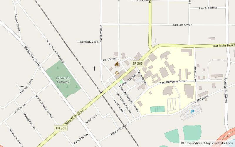 Chester County Courthouse location map