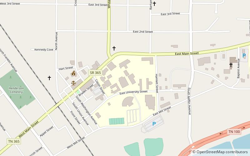 Freed-Hardeman University location map