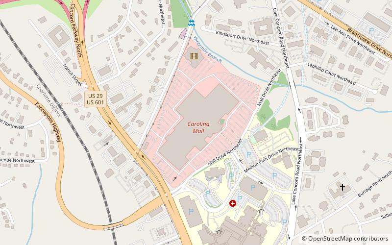 Carolina Mall location map