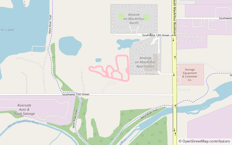 macarthur park raceway oklahoma city location map
