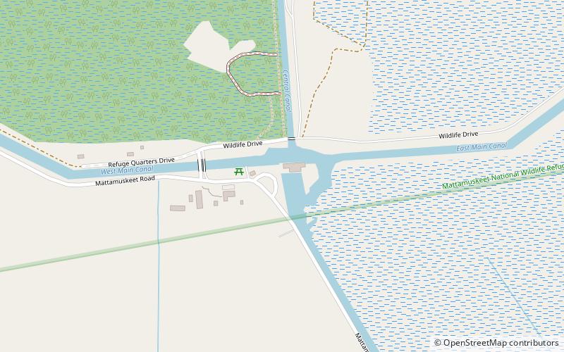 Lake Mattamuskeet Pump Station location map