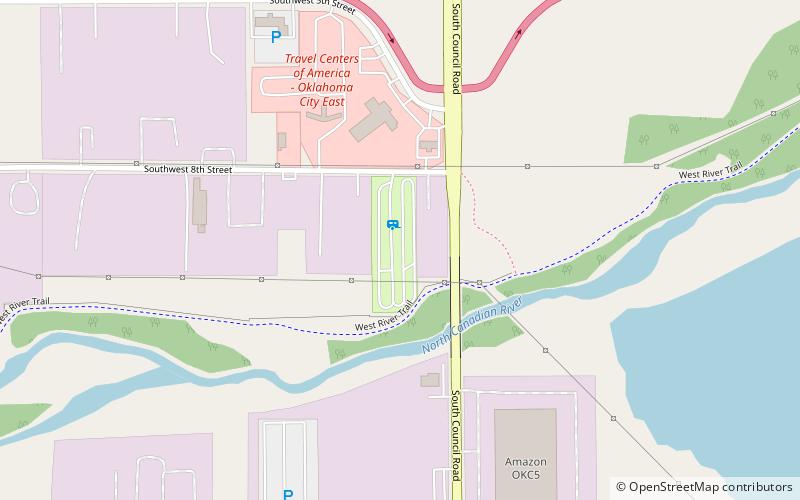 Council Road RV Park location map