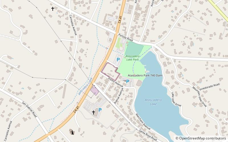 Charles Paddock Zoo location map