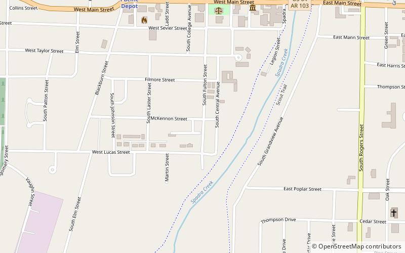 Davis House location map