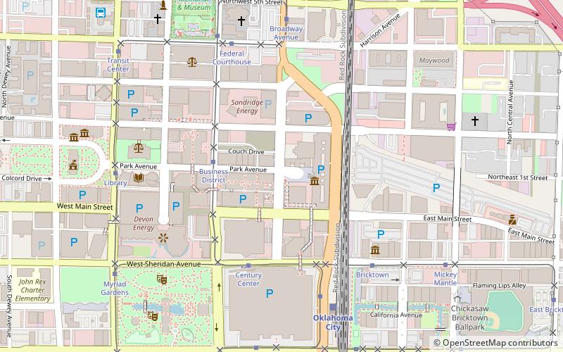 100 Park Avenue Building location map