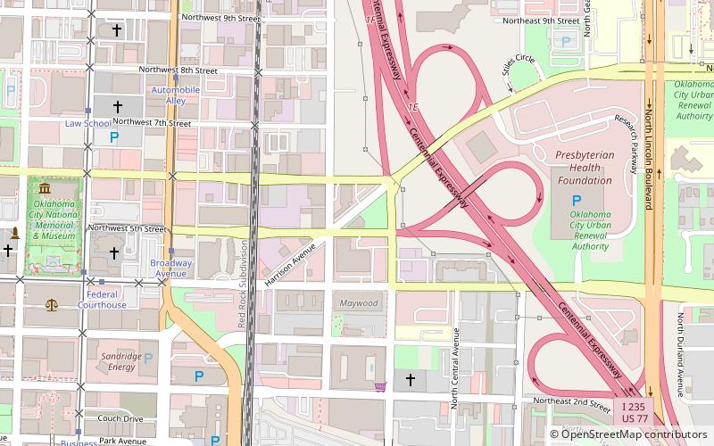Triangle District location map