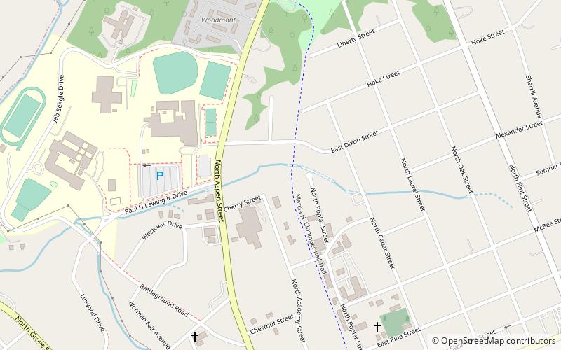 Lincoln County Courthouse location map