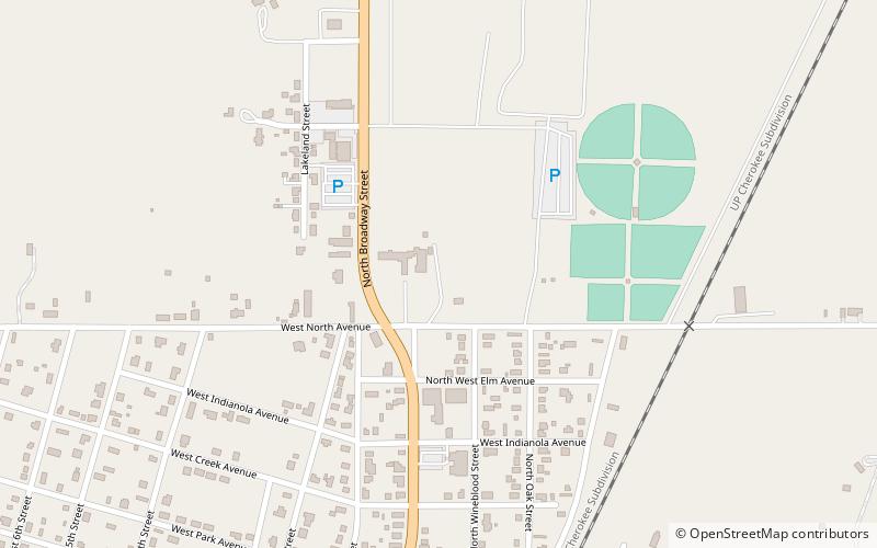 Oklahoma Odd Fellows Home at Checotah location map
