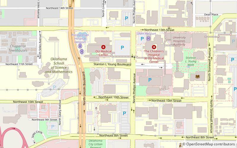 OU Medicine location map