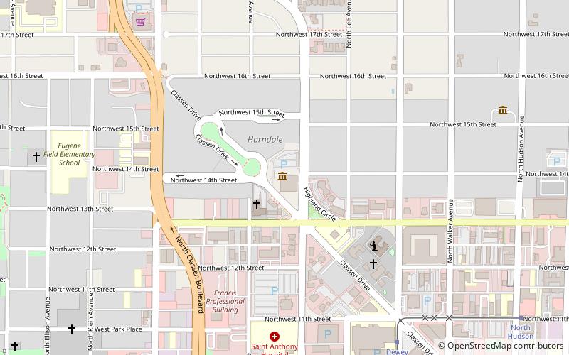 gaylord pickens oklahoma heritage museum oklahoma city location map