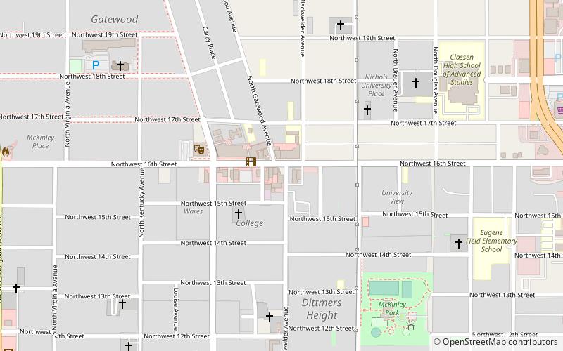 plaza district oklahoma city location map