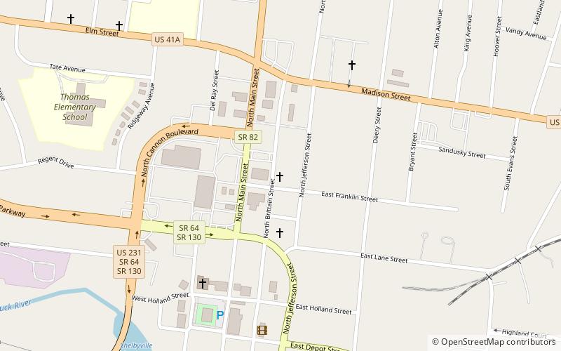 First Presbyterian Church location map