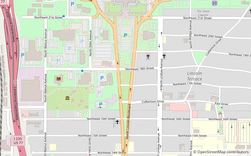 Lincoln Terrace neighborhood location map