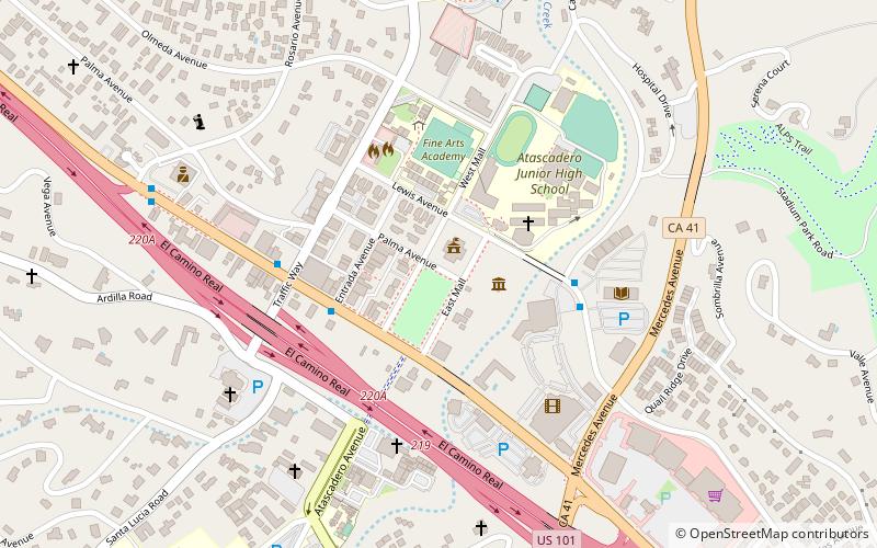 Atascadero Administration Building location map