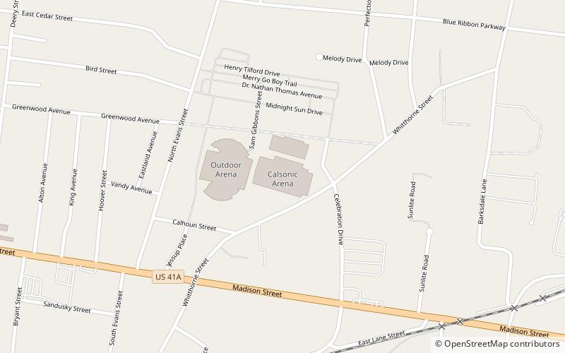 Calsonic Arena location map