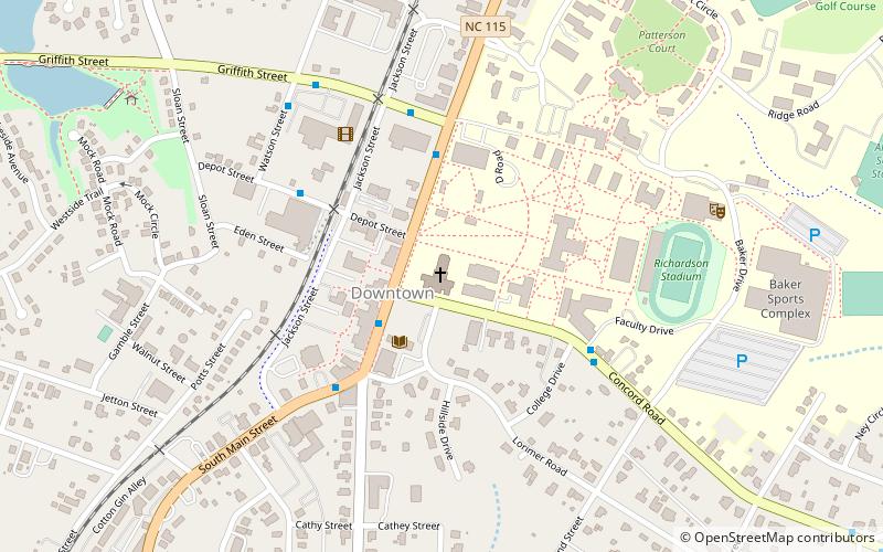 davidson college presbyterian church location map