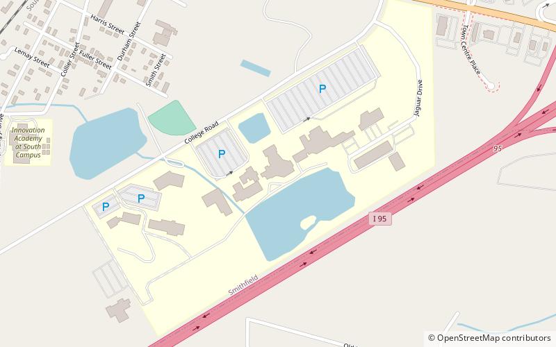 Johnston Community College location map