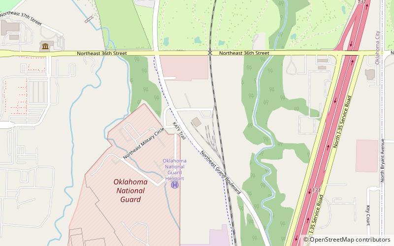 Oklahoma Railway Museum location map