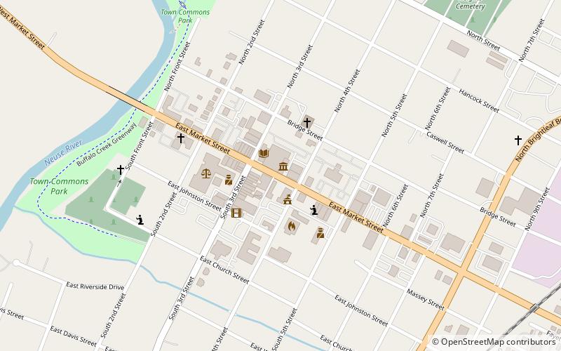 Ava Gardner Museum location map