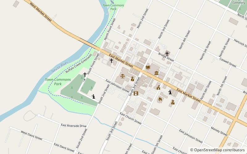 Johnston County Heritage Center location map