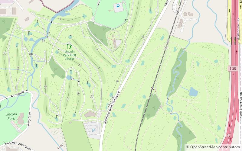lincoln park golf course oklahoma city location map