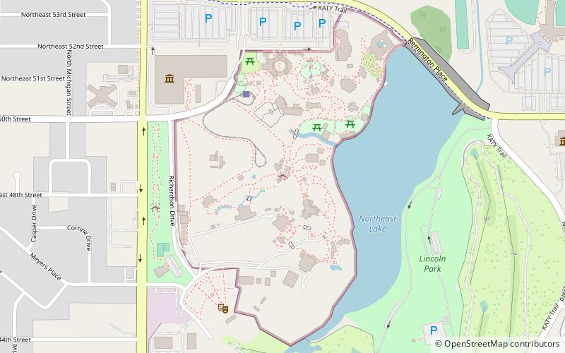 Oklahoma City Zoo location map