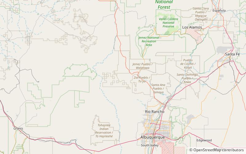 Ojito Wilderness location map