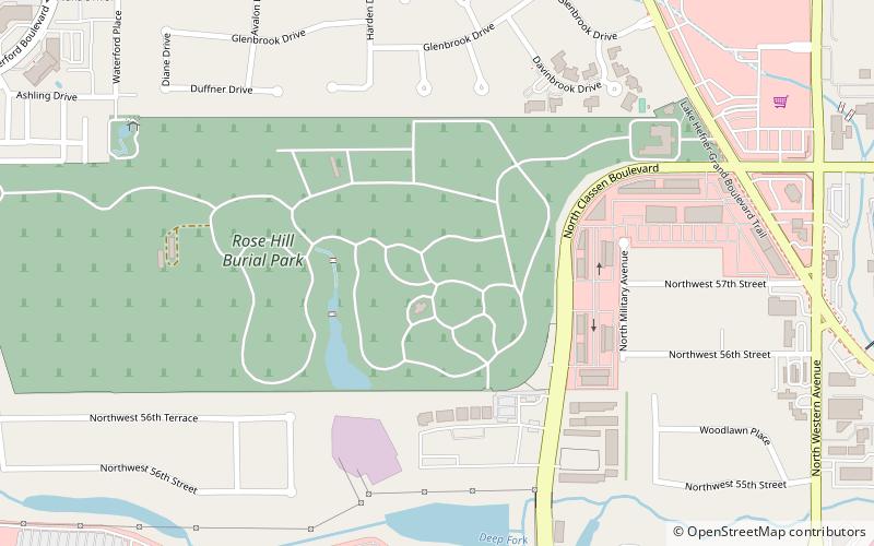 rose hill burial park oklahoma city location map