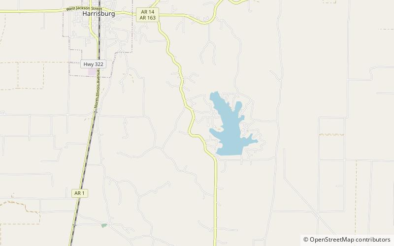 Park Stanowy Lake Poinsett location map
