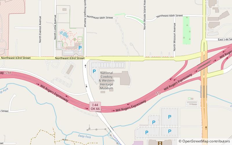National Cowboy & Western Heritage Museum location map
