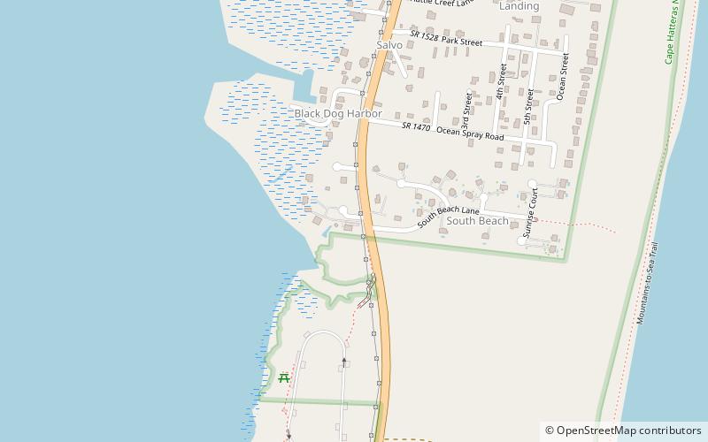 Pea Island Art Gallery location map