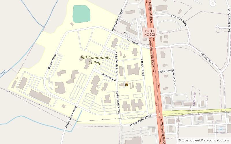 Pitt Community College location map