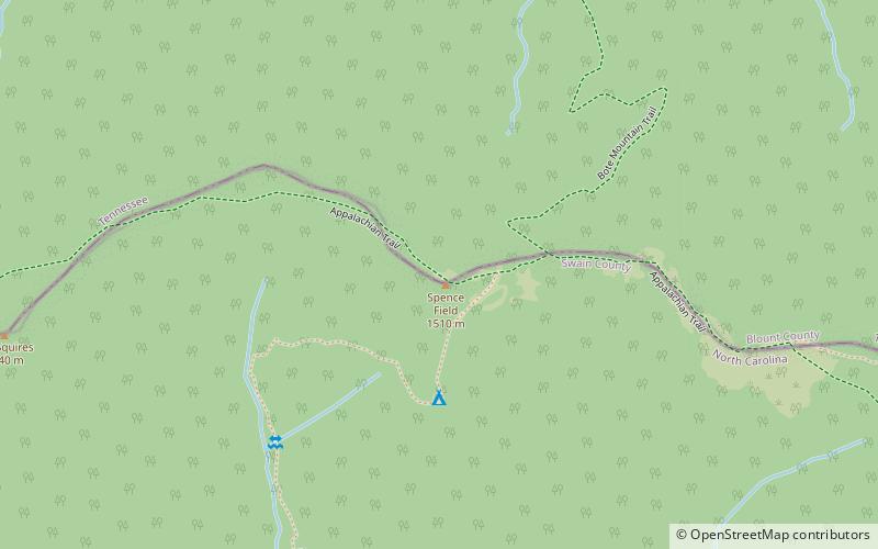 Spence Field location map